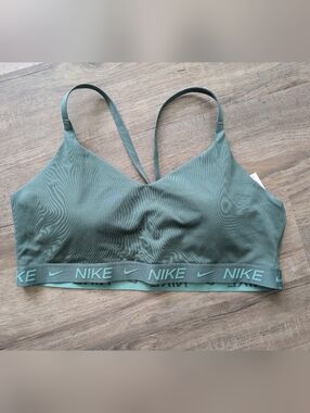 Nike Olive Green Sports Bra Sz Xxl